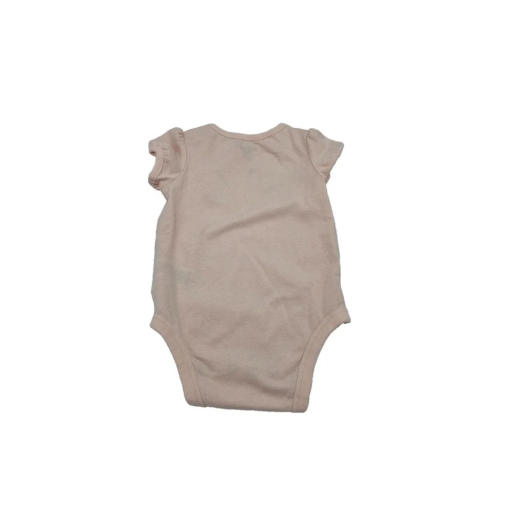 Carter's Baby Girl Pink Rainbow  12M Always Sunny Short‎ Sleeve Bodysuit